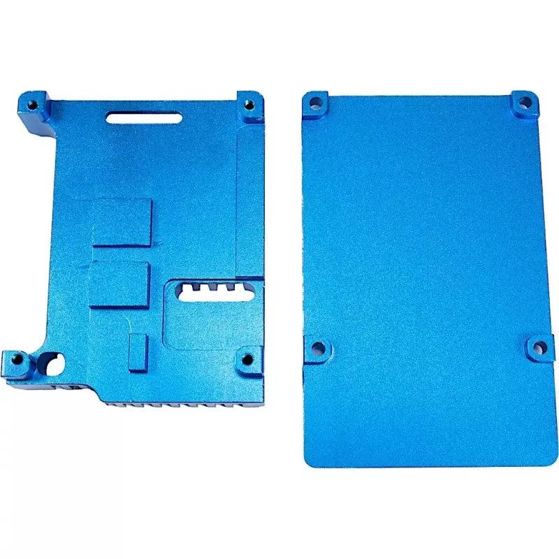 Case Inter-Tech 88887360 for Raspberry Pi 86x56x23mm Blue