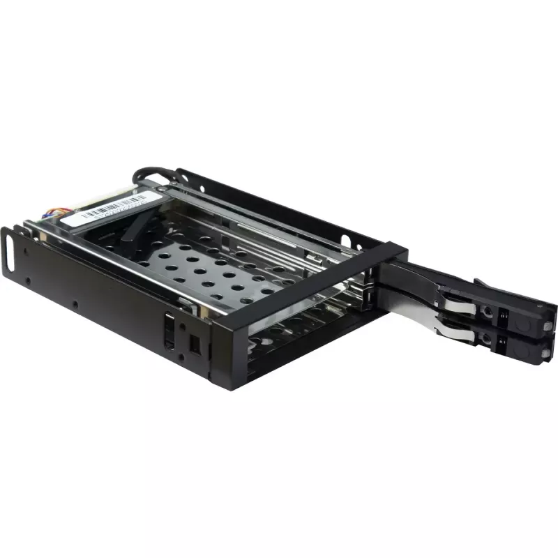Inter-Tech ST-2523 Black Storage Enclosure Metal Plastic 9.7mm