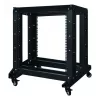 Freestanding rack Inter-Tech SRB-6612 12U Black 400kg capacity