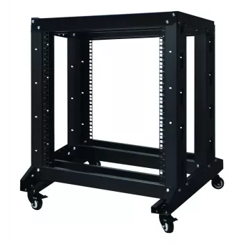 Freestanding rack Inter-Tech SRB-6612 12U Black 400kg capacity