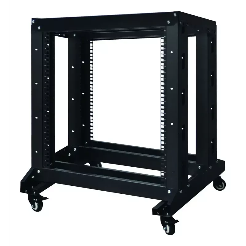 Freestanding rack Inter-Tech SRB-6612 12U Black 400kg capacity