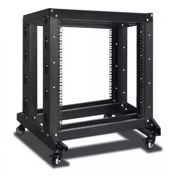 Freestanding rack Inter-Tech SRB-6612 12U Black 400kg capacity