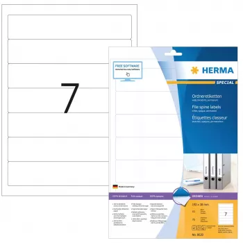File spine labels HERMA A4 192x38 mm 70 pcs