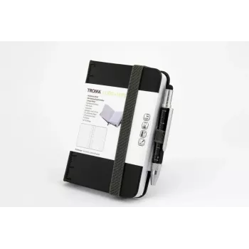 Writing Notebook TROIKA NPP25/BK A7 128 Sheets Black