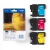 Brother LC1100RBWBPDR ink cartridge 3 pc(s) Original Cyan, Magenta, Yellow