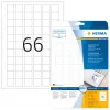 Self-adhesive labels HERMA Removable A4 25.4x25.4 mm 1650 pcs