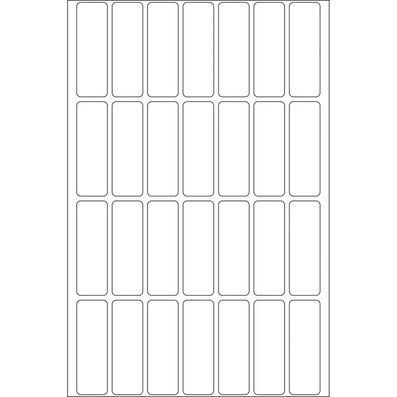Multi-purpose labels HERMA 13x40 mm white Movables/removable paper matt 896 pcs