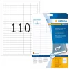 Self-adhesive printer label HERMA Removable labels A4 38.1x12.7 mm