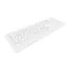 Contour Design Active Key Contour ClassicClean Medical Keyboard Removable Cover Full-Size Wireless White PN C8100