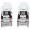 Intellinet Network Patch Cable, Cat7 Cable/Cat6A Plugs, 20m, White, Copper, S/FTP, LSOH / LSZH, PVC, RJ45, Gold Plated Contacts, Snagless, Booted, Lifetime Warranty