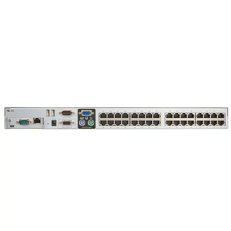 Lindy KVM Switch Cat-32 Combo, 32 Port, 1920 x 1200 pixels, Silver