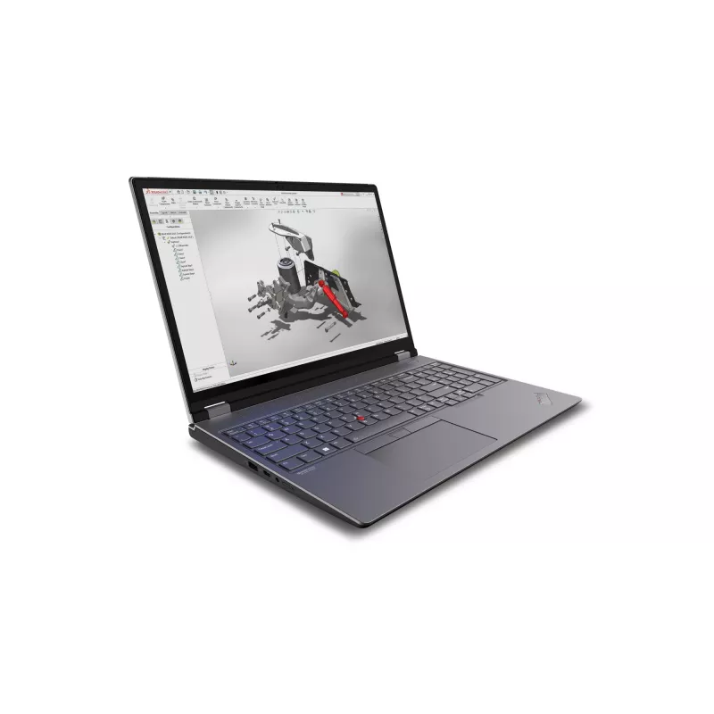 Lenovo ThinkPad P16 Gen 2 Intel® Core™ i7 i7-14700HX Mobile workstation 40.6 cm (16 inch) WQXGA 32 GB DDR5-SDRAM 1 TB SSD NVIDIA RTX 2000 Ada Wi-Fi 6E (802.11ax) Windows 11 Pro Nordic Grey, Black