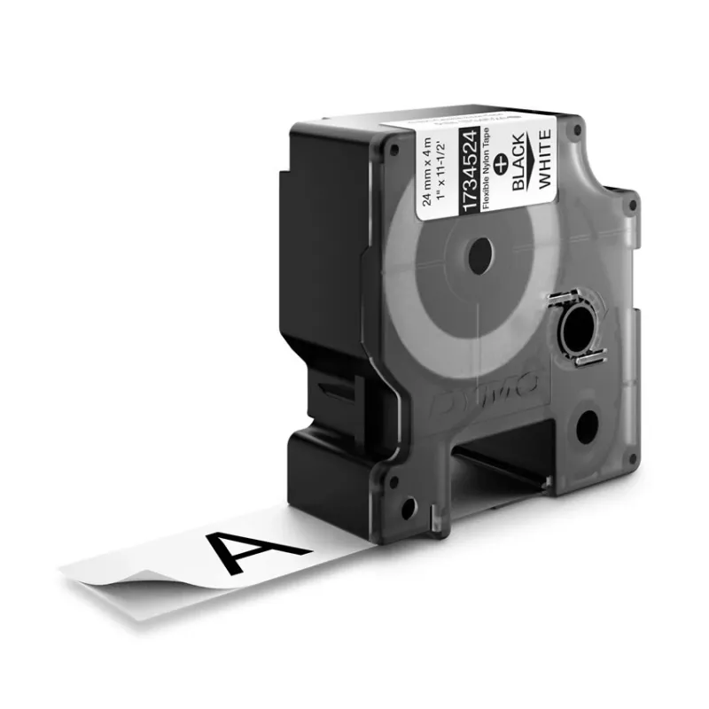 DYMO IND Flexible Nylon, Black on white, Multicolour, Nylon, -10 - 80 °C, UL 969, DYMO