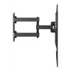 Manhattan Wall Mount for TV & Monitors (Full Motion), For screens 32 inch to 55 inch, VESA compatibility: all between 100x100mm to 400x400mm - check the dimensions of the four mounting holes on back of screen to ensure it fits, Max 35kg, Black, Bracket