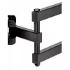 Manhattan Wall Mount for TV & Monitors (Full Motion), For screens 32 inch to 55 inch, VESA compatibility: all between 100x100mm to 400x400mm - check the dimensions of the four mounting holes on back of screen to ensure it fits, Max 35kg, Black, Bracket