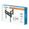 Manhattan Wall Mount for TV & Monitors (Full Motion), For screens 32 inch to 55 inch, VESA compatibility: all between 100x100mm to 400x400mm - check the dimensions of the four mounting holes on back of screen to ensure it fits, Max 35kg, Black, Bracket