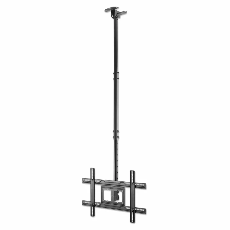 Manhattan Ceiling Mount for TV & Monitors, For screens: 37 inch to 65 inch, Adjustable height: 70-157 cm, VESA compatibility: all between 200x200 to 600x400mm - check the dimensions of the four mounting holes on back of screen to ensure it fits, Max 50kg, LFD, Bracket