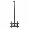 Manhattan Ceiling Mount for TV & Monitors, For screens: 37 inch to 65 inch, Adjustable height: 70-157 cm, VESA compatibility: all between 200x200 to 600x400mm - check the dimensions of the four mounting holes on back of screen to ensure it fits, Max 50kg, LFD, Bracket