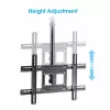 Manhattan Ceiling Mount for TV & Monitors, For screens: 37 inch to 65 inch, Adjustable height: 70-157 cm, VESA compatibility: all between 200x200 to 600x400mm - check the dimensions of the four mounting holes on back of screen to ensure it fits, Max 50kg, LFD, Bracket