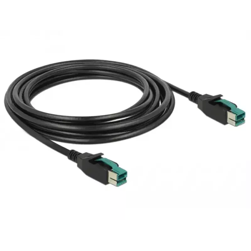Power cable DeLOCK 85495 Black 4 m PoweredUSB