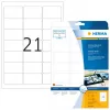 Self-adhesive printer label HERMA Labels A4 63,5x38,1 mm white paper glossy 525 pcs.