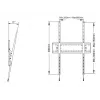 Wall mount Multibrackets M Universal Tilt SD MAX for 63–110 inch screens, VESA 200x300–1200x900, max load 125 kg