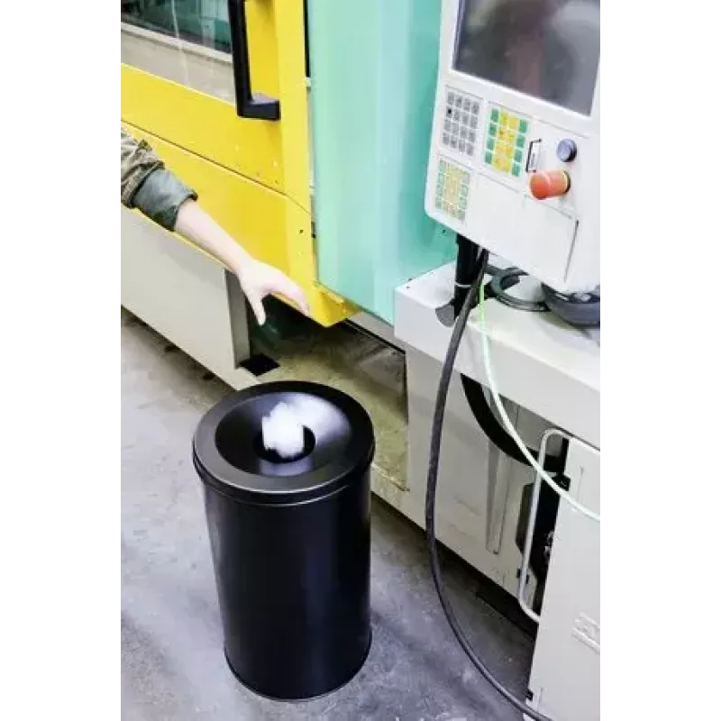 Round Steel Bin Durable 3307-01 60 L