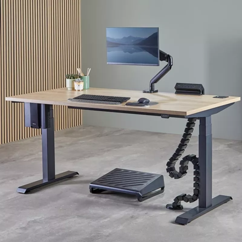 Fellowes 100136875 CPU holder Under desk CPU holder Black