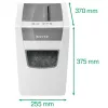 Leitz IQ Slim Home Office Paper Shredder P4, Cross shredding, 22 cm, 4 x 28 mm, 23 L, 225 sheets, 58 dB