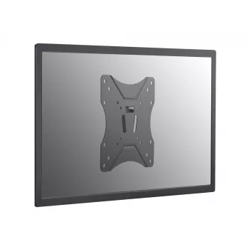 Equip 23 inch-42 inch Slim TV Wall Mount Bracket, 106.7 cm (42 inch), 75 x 75 mm, 200 x 200 mm, -12 - 3°, Steel, Black