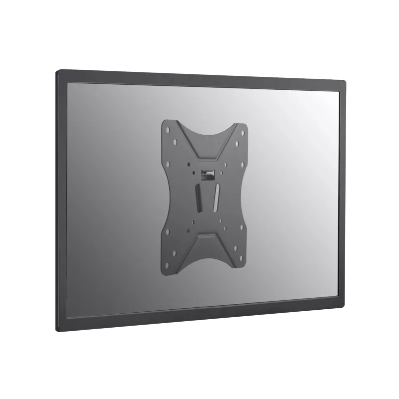Equip 23 inch-42 inch Slim TV Wall Mount Bracket, 106.7 cm (42 inch), 75 x 75 mm, 200 x 200 mm, -12 - 3°, Steel, Black