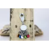 Key carabin TROIKA KYR61/MC Multicolour Silver Metal 25mm