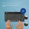 R-Go Tools Ergonomic keyboard R-Go Compact Break, compact keyboard with break software, QWERTY (NORDIC), wired, black