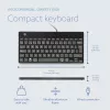 R-Go Tools Ergonomic keyboard R-Go Compact Break, compact keyboard with break software, QWERTY (NORDIC), wired, black