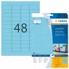 Self-adhesive printer label HERMA Coloured Labels A4 45.7x21.2 mm blue