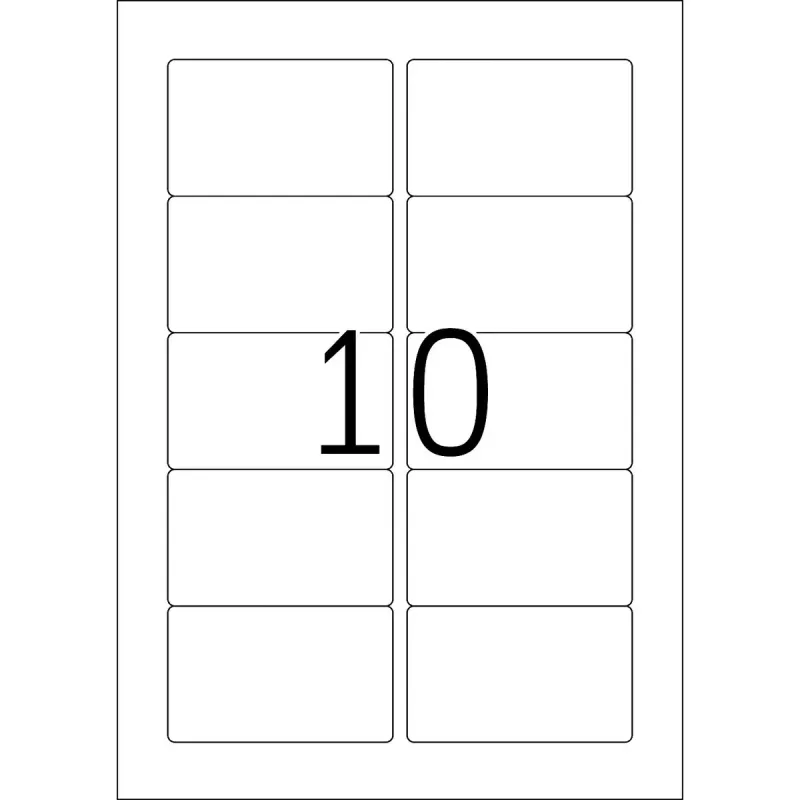 Self-adhesive printer label HERMA Labels Premium A4 83.8x50.8 mm