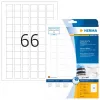Inkjet labels HERMA A4 25.4x25.4 mm white paper matt 1650 pcs
