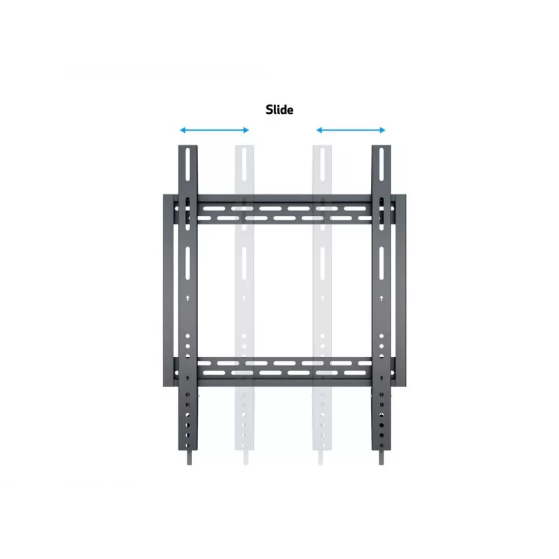 Wallmount MULTIBRACKETS M Universal HD Portrait wall bracket for 60 inch–100 inch screens, VESA 200x200–400x600, load 100 kg, black