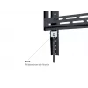 Wallmount MULTIBRACKETS M Universal HD Portrait wall bracket for 60 inch–100 inch screens, VESA 200x200–400x600, load 100 kg, black