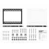 Wallmount MULTIBRACKETS M Universal HD Portrait wall bracket for 60 inch–100 inch screens, VESA 200x200–400x600, load 100 kg, black