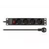 Power Socket 4-way DeLOCK 10 inch 66817