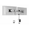 Durable SELECT Monitor Mount 509523 for 2 Monitors, Desk Mount, Silver