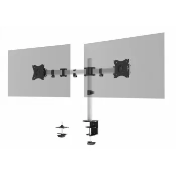 Monitor Mount Durable 509523 27 inch Wall Silver Clamp 8kg