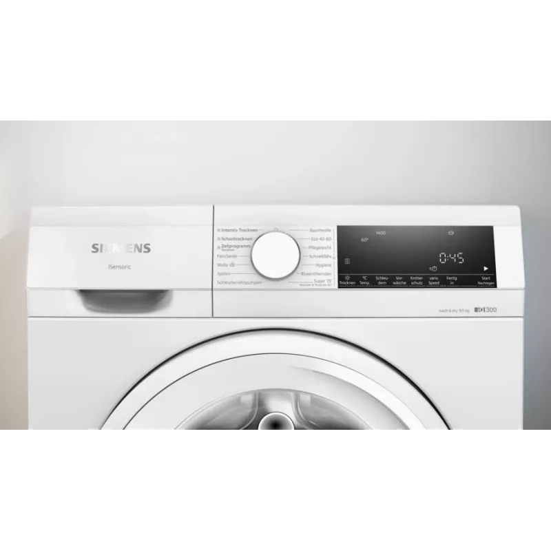 Siemens iQ300 WN34A141 washer dryer Freestanding Front-load White
