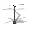 Manhattan Wall Mount for TV & Monitors (Full Motion), For screens 32 inch to 55 inch, VESA compatibility: all between 100x100mm to 400x400mm - check the dimensions of the four mounting holes on back of screen to ensure it fits, Max 30kg, Black, Bracket