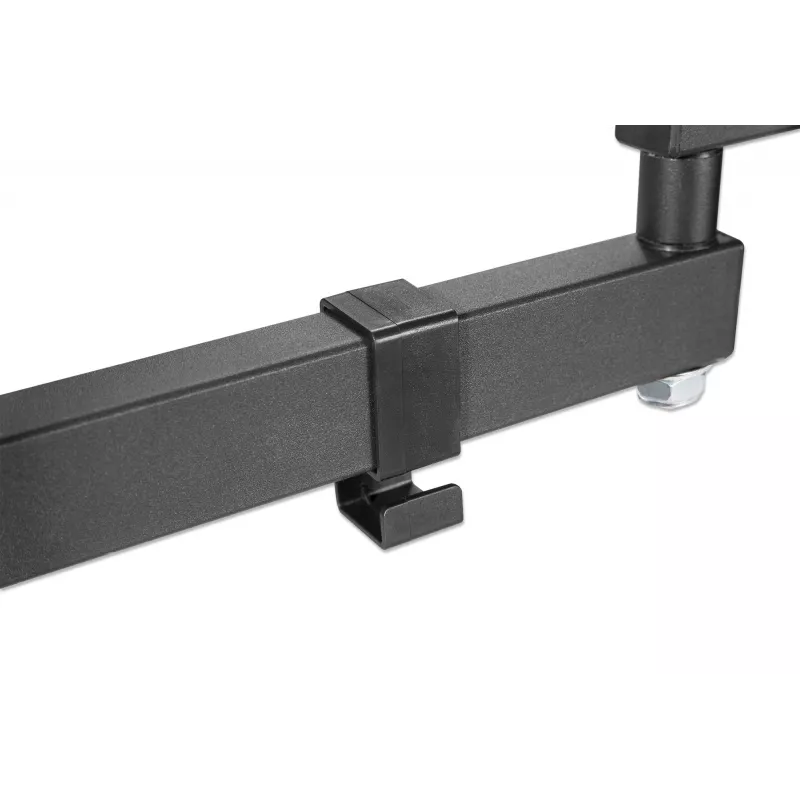 Manhattan Wall Mount for TV & Monitors (Full Motion), For screens 32 inch to 55 inch, VESA compatibility: all between 100x100mm to 400x400mm - check the dimensions of the four mounting holes on back of screen to ensure it fits, Max 30kg, Black, Bracket