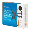 Manhattan Wall Mount for TV & Monitors (Full Motion), For screens 32 inch to 55 inch, VESA compatibility: all between 100x100mm to 400x400mm - check the dimensions of the four mounting holes on back of screen to ensure it fits, Max 30kg, Black, Bracket