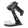Manhattan Wireless 2D Handheld Barcode Scanner, 250mm Scan Depth, up to 80m effective range (line of sight), Max Ambient Light 100,000 lux (sunlight), Black, Charging cable (USB-A to USB-C into device) 1m included, Three Year Warranty
