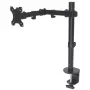 Manhattan Desk Mount for TV & Monitors (Full Motion), For screens 13 inch to 27 inch, Clamp fitting to desk, VESA compatibility: 75x75mm and 100x100mm - check the dimensions of the four mounting holes on back of screen to ensure it fits, Max 8kg, Bracket, Lifetime Warranty