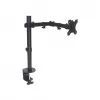 Manhattan Desk Mount for TV & Monitors (Full Motion), For screens 13 inch to 27 inch, Clamp fitting to desk, VESA compatibility: 75x75mm and 100x100mm - check the dimensions of the four mounting holes on back of screen to ensure it fits, Max 8kg, Bracket, Lifetime Warranty
